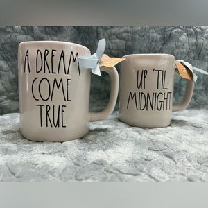 Set of two Rae Dunn Cinderella mugs